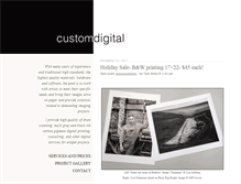 Tablet Screenshot of custom-digital.com